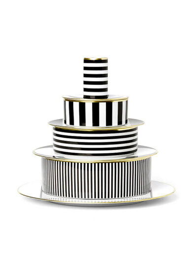 ZESTAW PORCELANOWYCH MIS I PÓŁMISKÓW "CA' D'ORO"