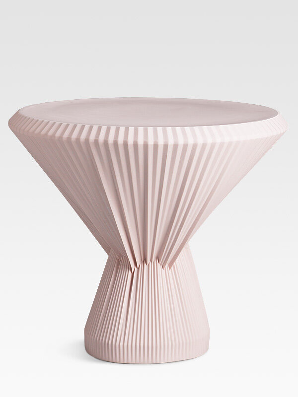 plisago różowy porcelanowy stolik kawowy 42 cm