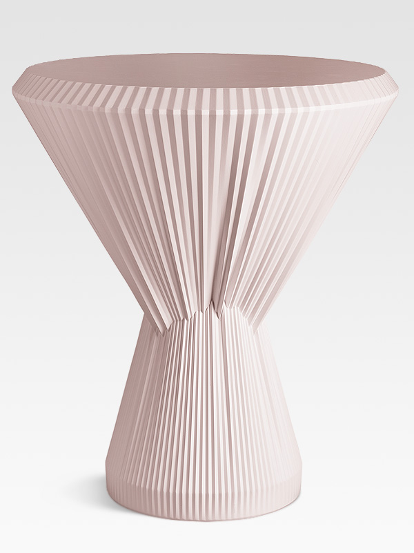 plisago różowy porcelanowy stolik kawowy 52 cm