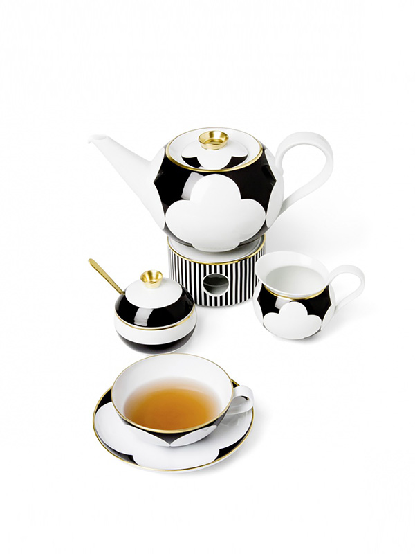 ZESTAW PORCELANOWY DO KAWY lub HERBATY "CA' D'ORO"