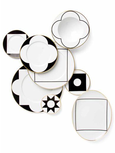 ZESTAW PORCELANOWYCH TALERZY "CA' D'ORO"