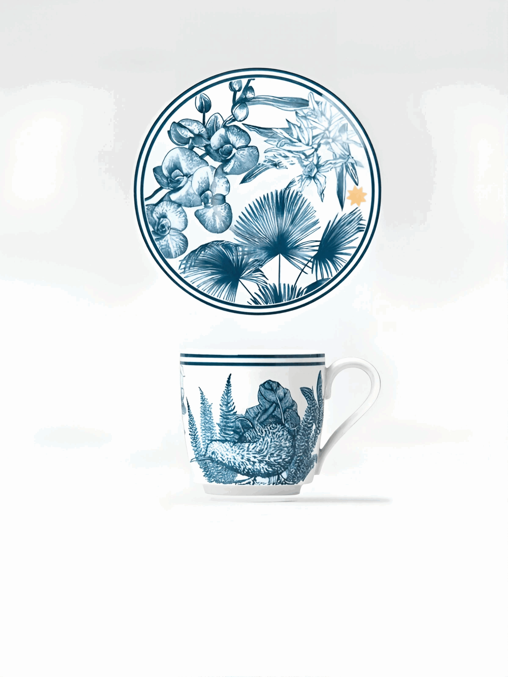 PARAÍSO BLUE FILIŻANKA DO ESPRESSO - obrazek 2