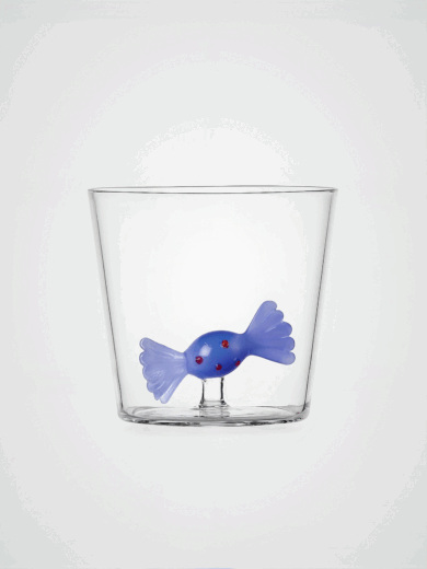 NUTCRACKER szklanka z niebieskim cukierkiem