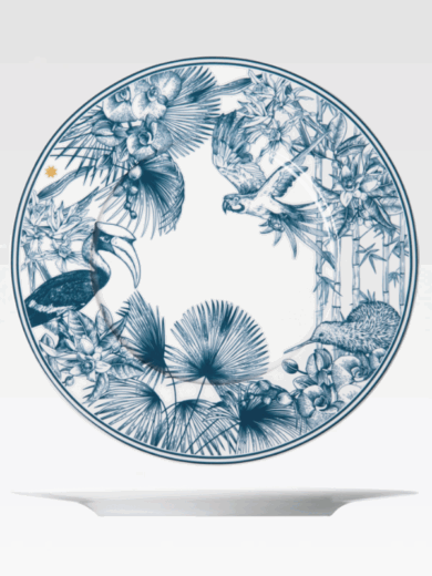 PARAISO BLUE TALERZ OBIADOWY serwisowy 32 cm