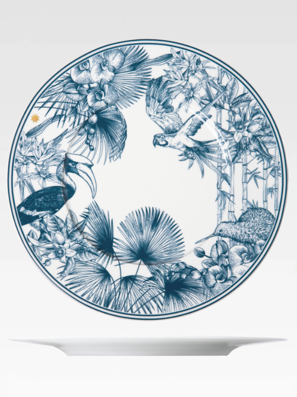 PARAISO BLUE TALERZ OBIADOWY serwisowy 32 cm