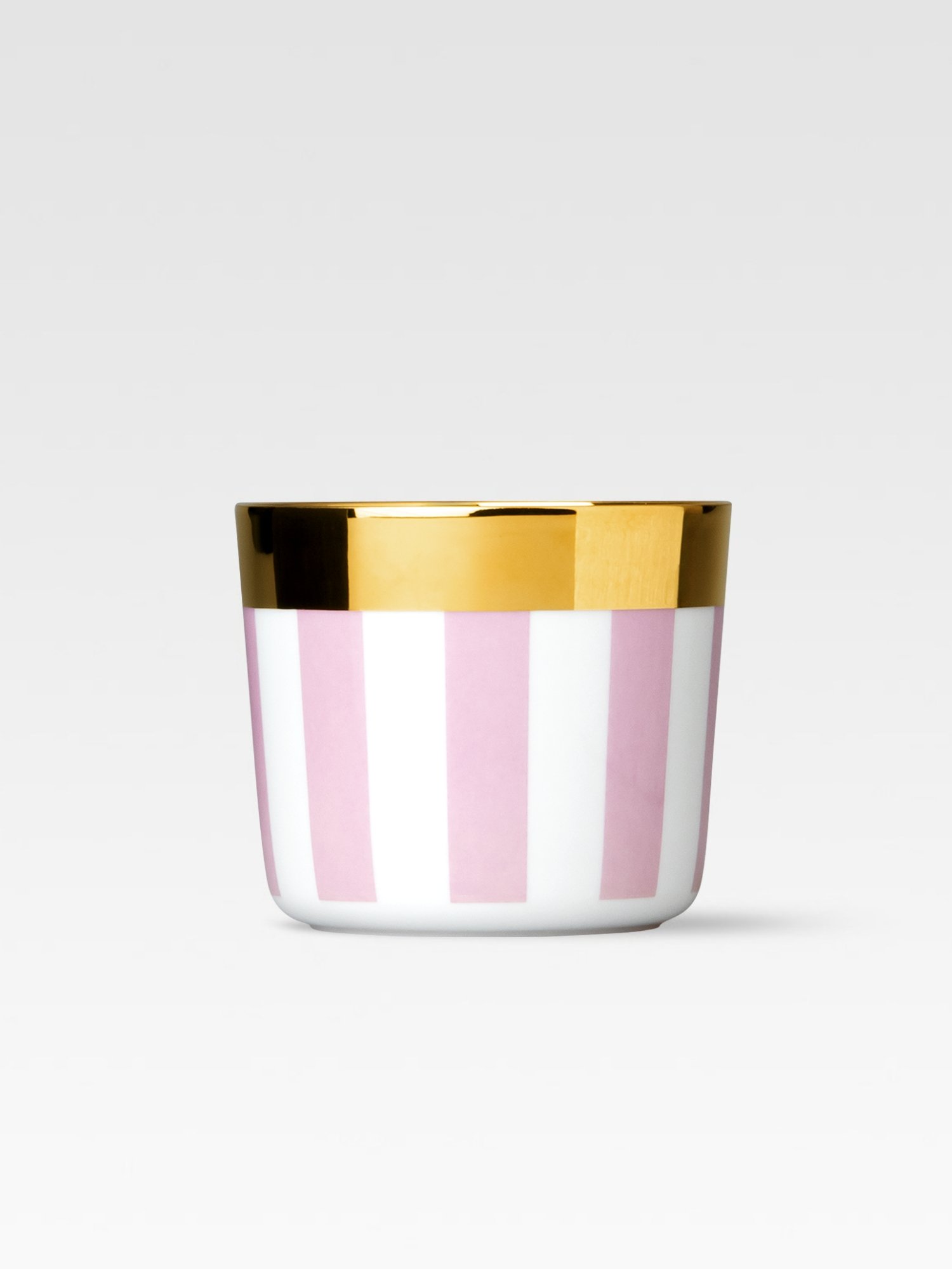 GOBLET do SZAMPANA PASY PIONOWE RÓŻOWE