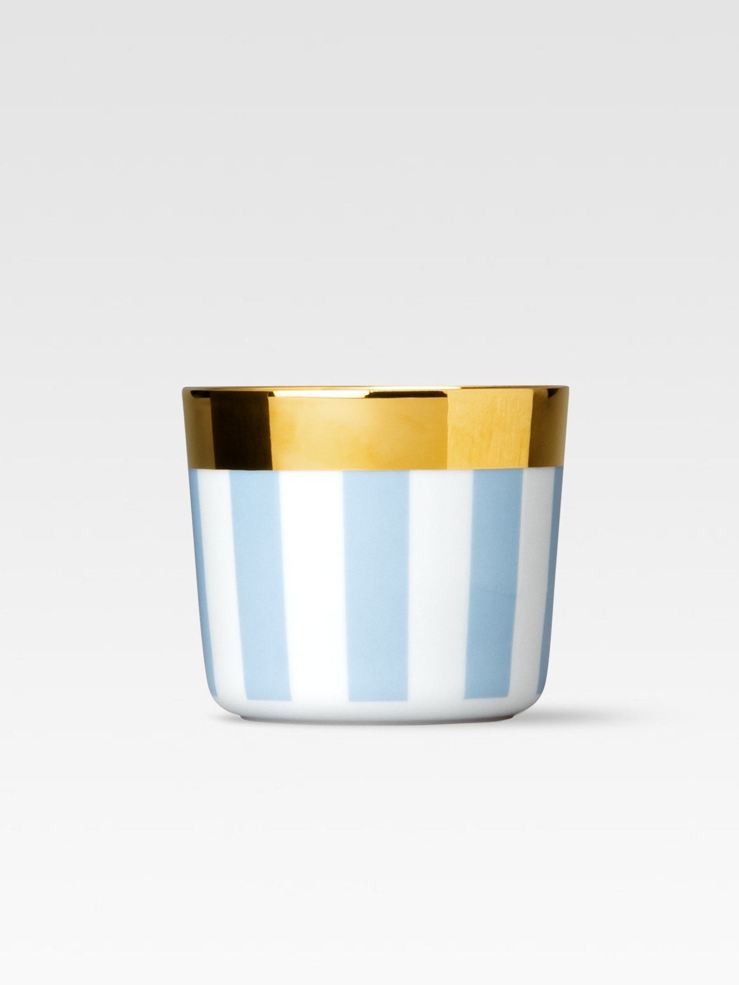 GOBLET do SZAMPANA PASY PIONOWE NIEBIESKI