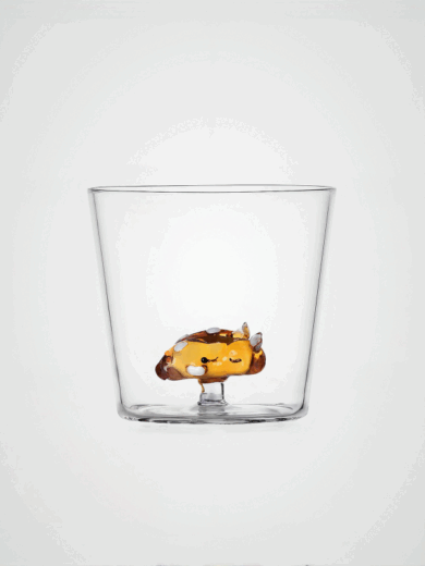 WOODLAND TALES szklanka z leżącą sarenką