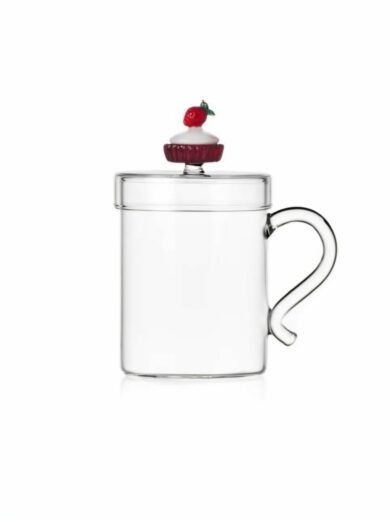 PATISSERIE KUBEK z UCHEM i przykrywką - tarta