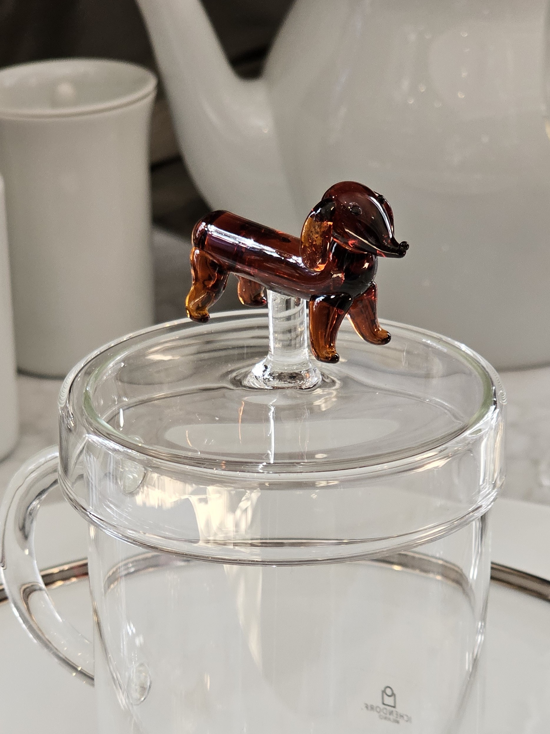 DOGS kubek z uchem Jamnik - obrazek 3