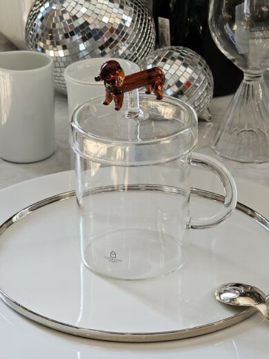 DOGS kubek z uchem Jamnik