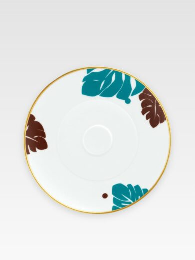 AURÉOLE COLORÉE BŁĘKIT-BRĄZ SPODEK 17,9 cm