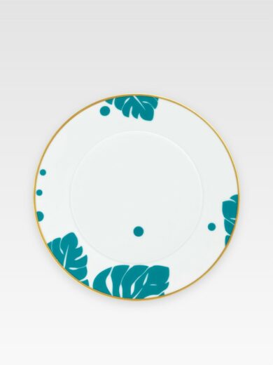 AURÉOLE COLORÉE BŁĘKIT TALERZ ŚNIADANIOWY 23,6 cm