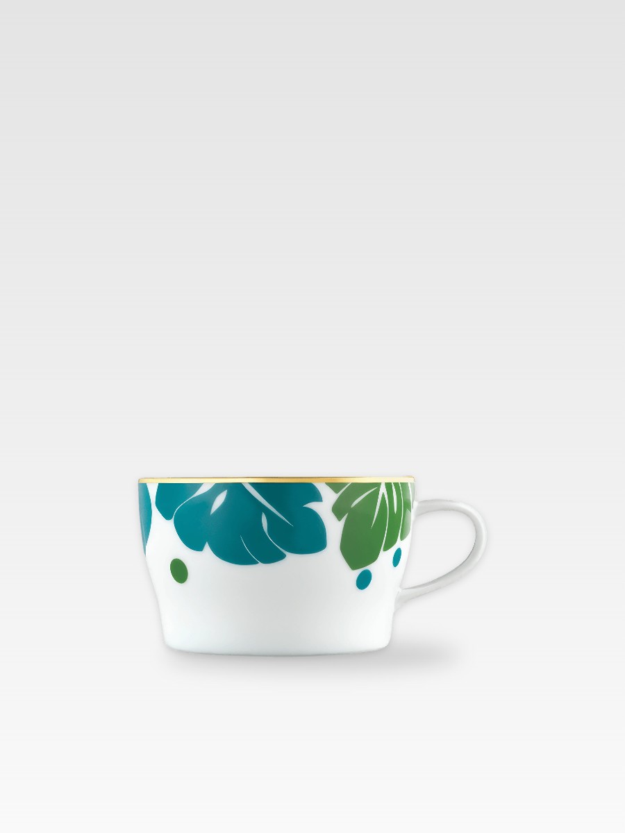 AURÉOLE COLORÉE BŁĘKIT-ZIELEŃ FILIŻANKA DO HERBATY / CAPPUCCINO 9,2 cm