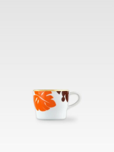 AURÉOLE COLORÉE BRĄZ-POMARAŃCZ FILIŻANKA DO ESPRESSO 6,2 cm