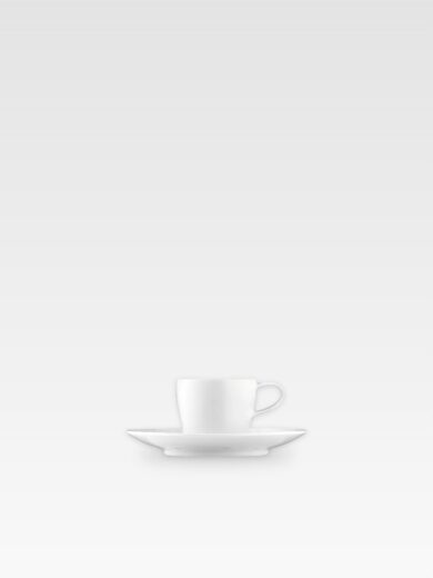 AURÉOLE WHITE FILIŻANKA DO ESPRESSO ZE SPODKIEM 13,8 cm