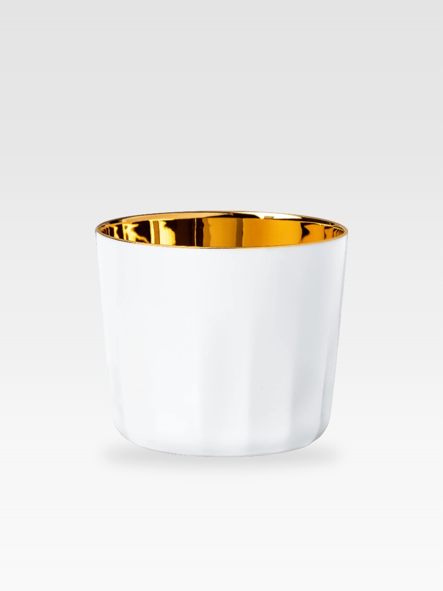 GOBLET do szampana FACETS biały/złoty – Sieger by Fürstenberg (zdjęcie 2)