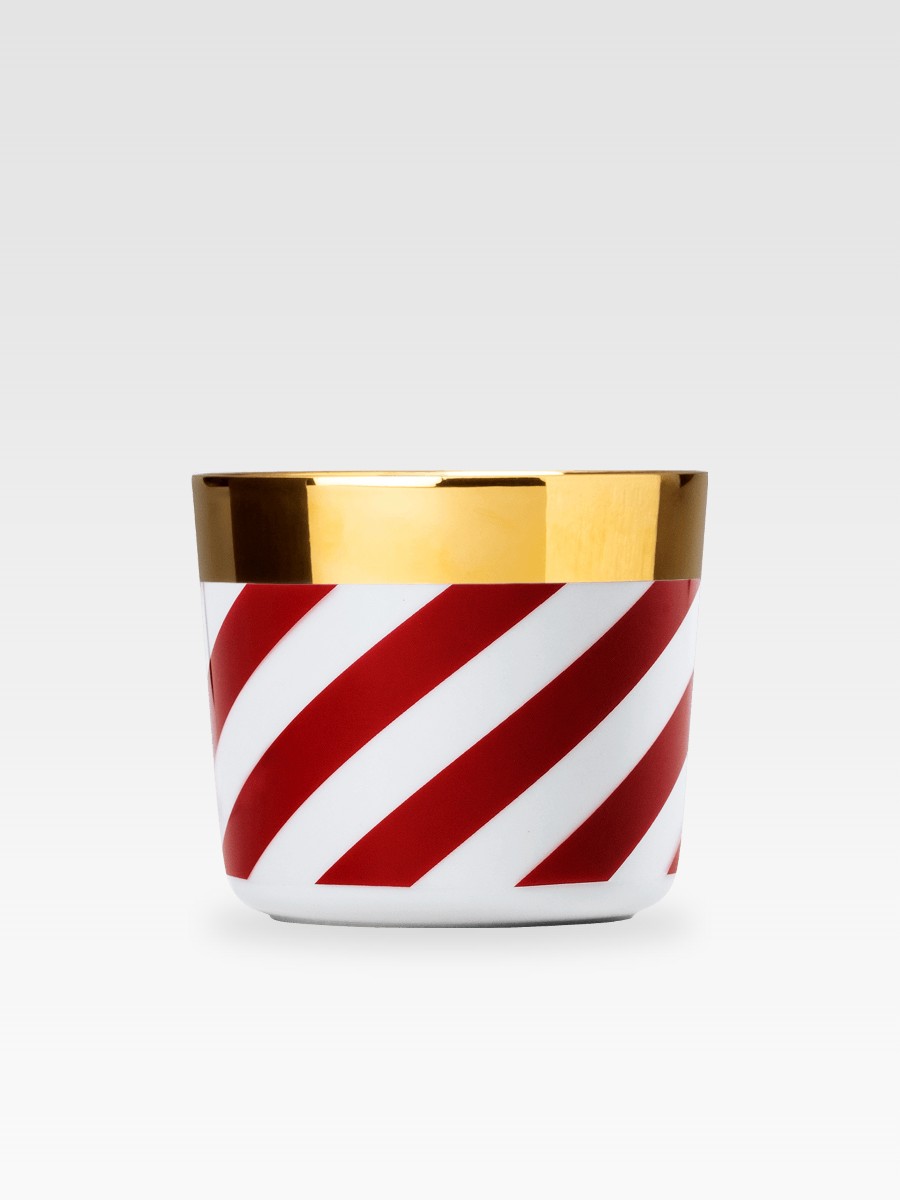 GOBLET do szampana RED POP CANDY CANE CZERWONY – Sieger by Fürstenberg (zdjęcie 2)