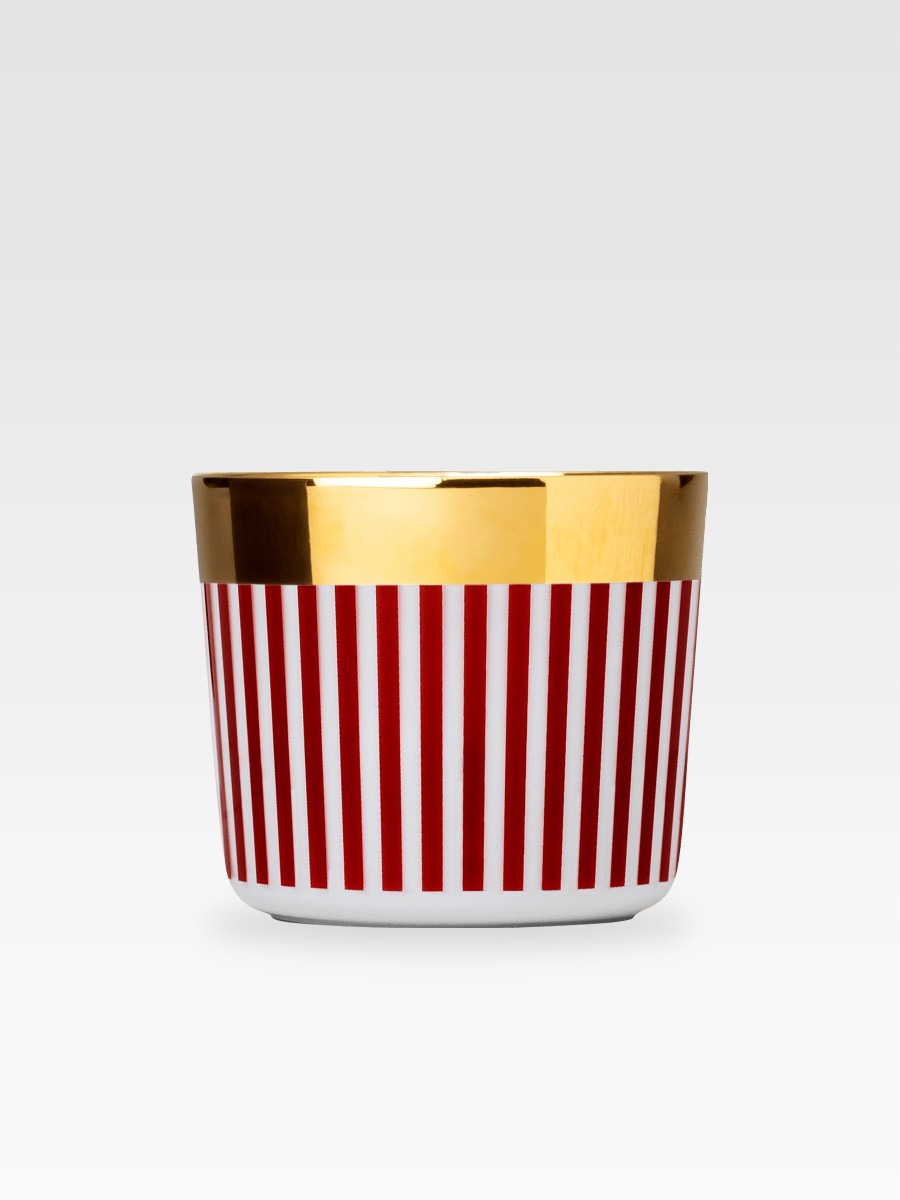 GOBLET do szampana RED POP PASY PIONOWE CZERWONE – Sieger by Fürstenberg (zdjęcie 2)