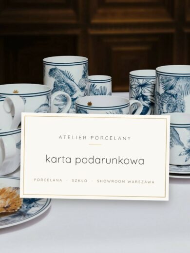 Karta podarunkowa Atelier Porcelany – prezent z porcelaną