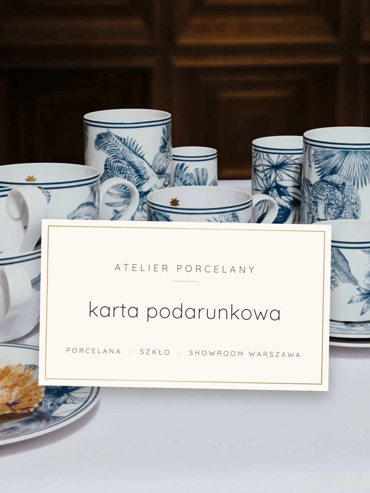 Karta podarunkowa Atelier Porcelany – prezent z porcelaną