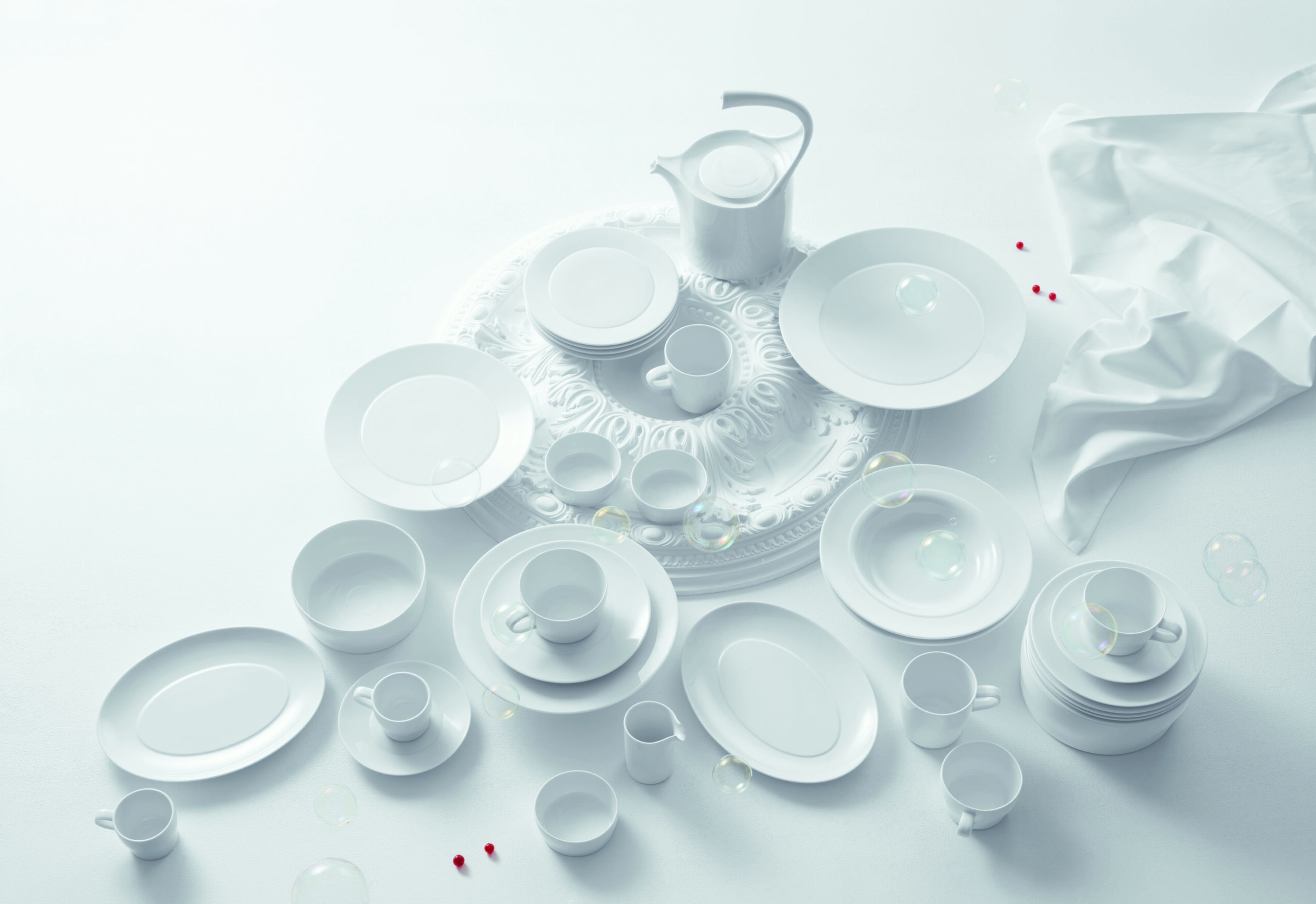 AURÉOLE White – biała porcelana Fürstenberg