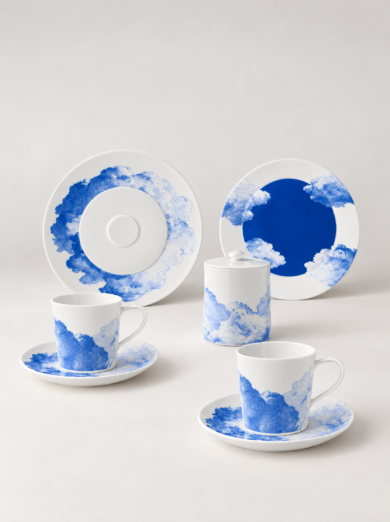 Zestaw ślubny Poranek we dwoje: porcelana Auréole Rêverie